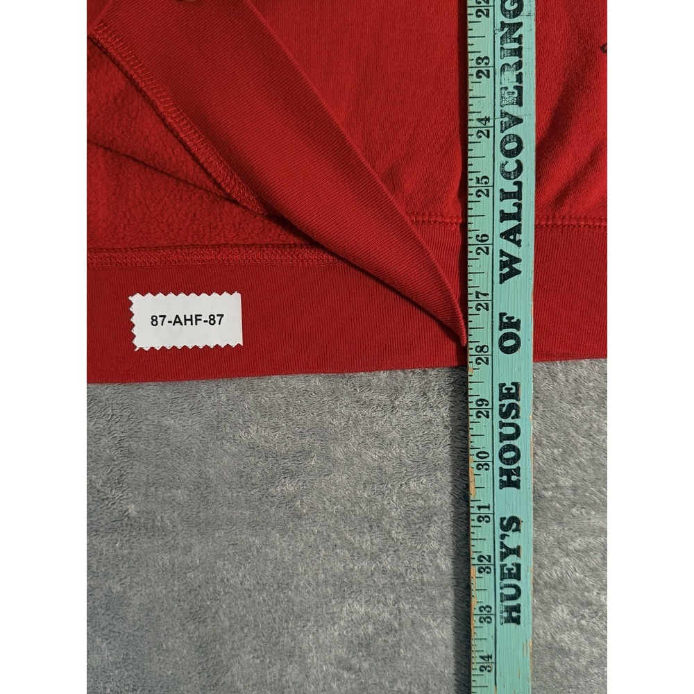 Polo Ralph Lauren Pajama Top Mens Large Red Fleece Crew Neck Tiger Graphic - Picture 4 of 6